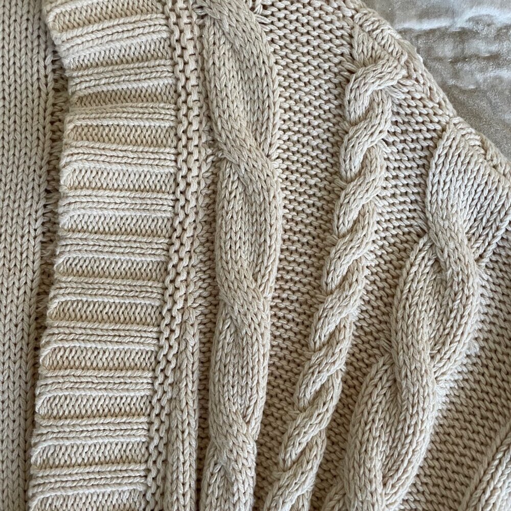 House of Harlow 1960 x REVOLVE Virgo Cable Knit Cardigan Size L - Picture 5 of 5